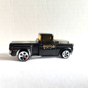 Hot Wheels Black & Gold Mystery Car Series '56 Chevy Shortbox Pickup Truck EUC